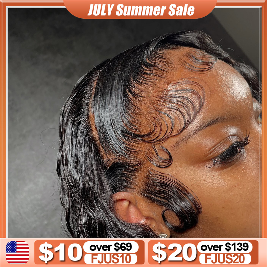 Human Hair Wigs - Peruka typu full frontal z transparentną