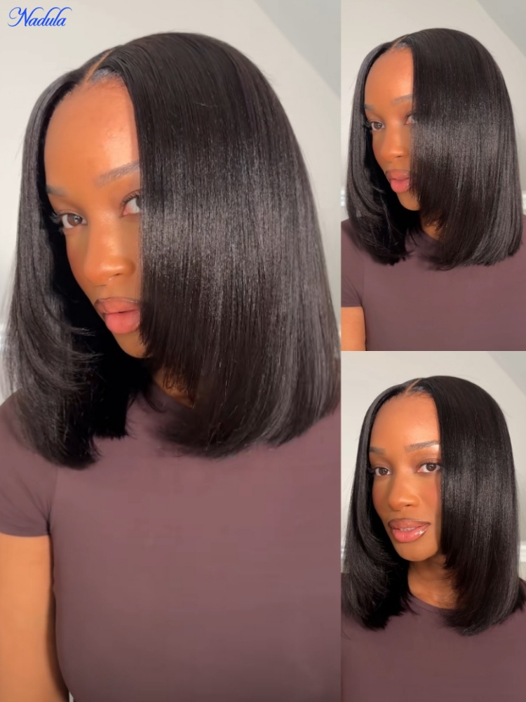 Wyprzedaż Nadula: 10-calowa i  – Glueless Wear And Go Human Hair Wig recenzja i cena