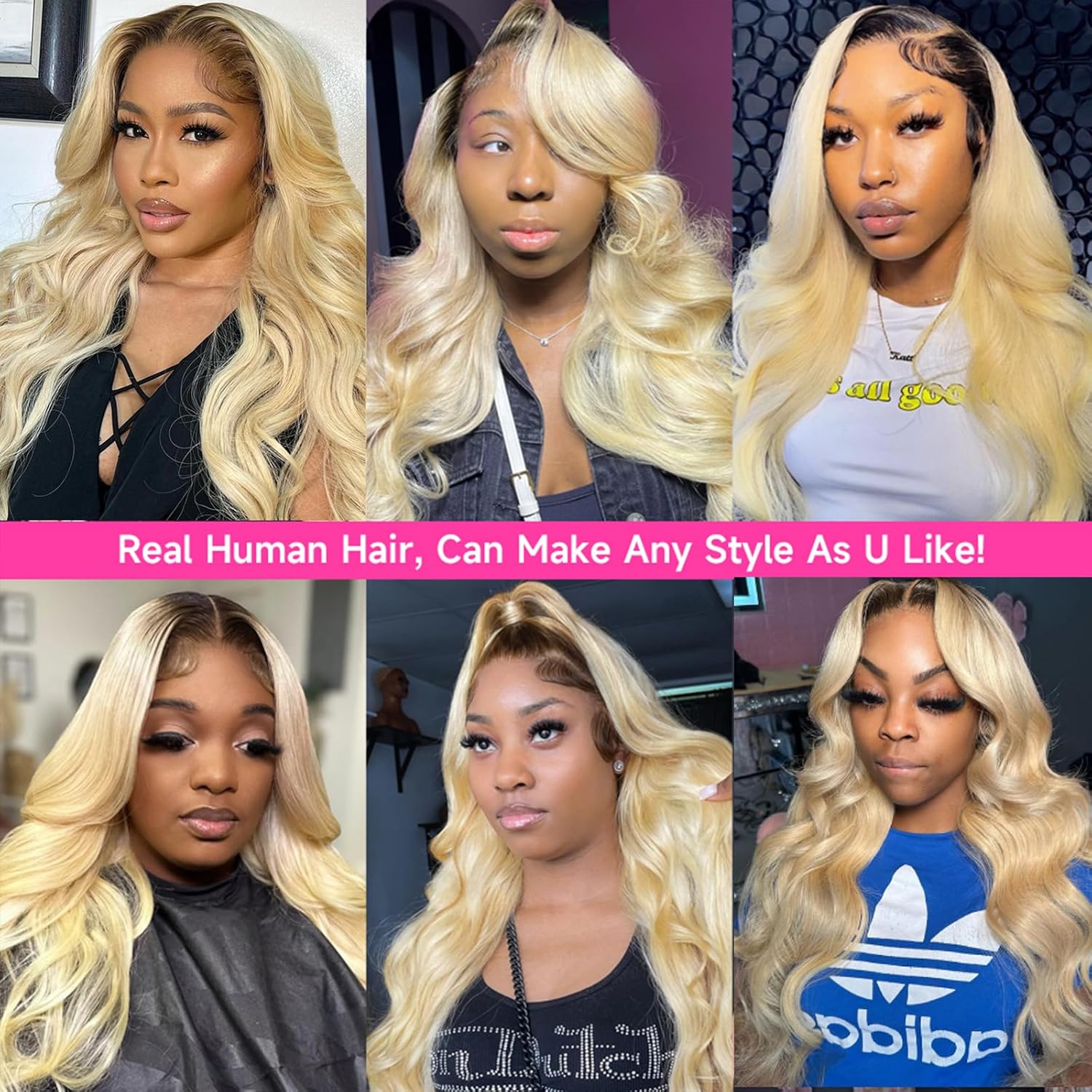 Peruka z ludzkich włosów Body  – 613 Blonde Body Wave Lace Front Wig recenzja i cena