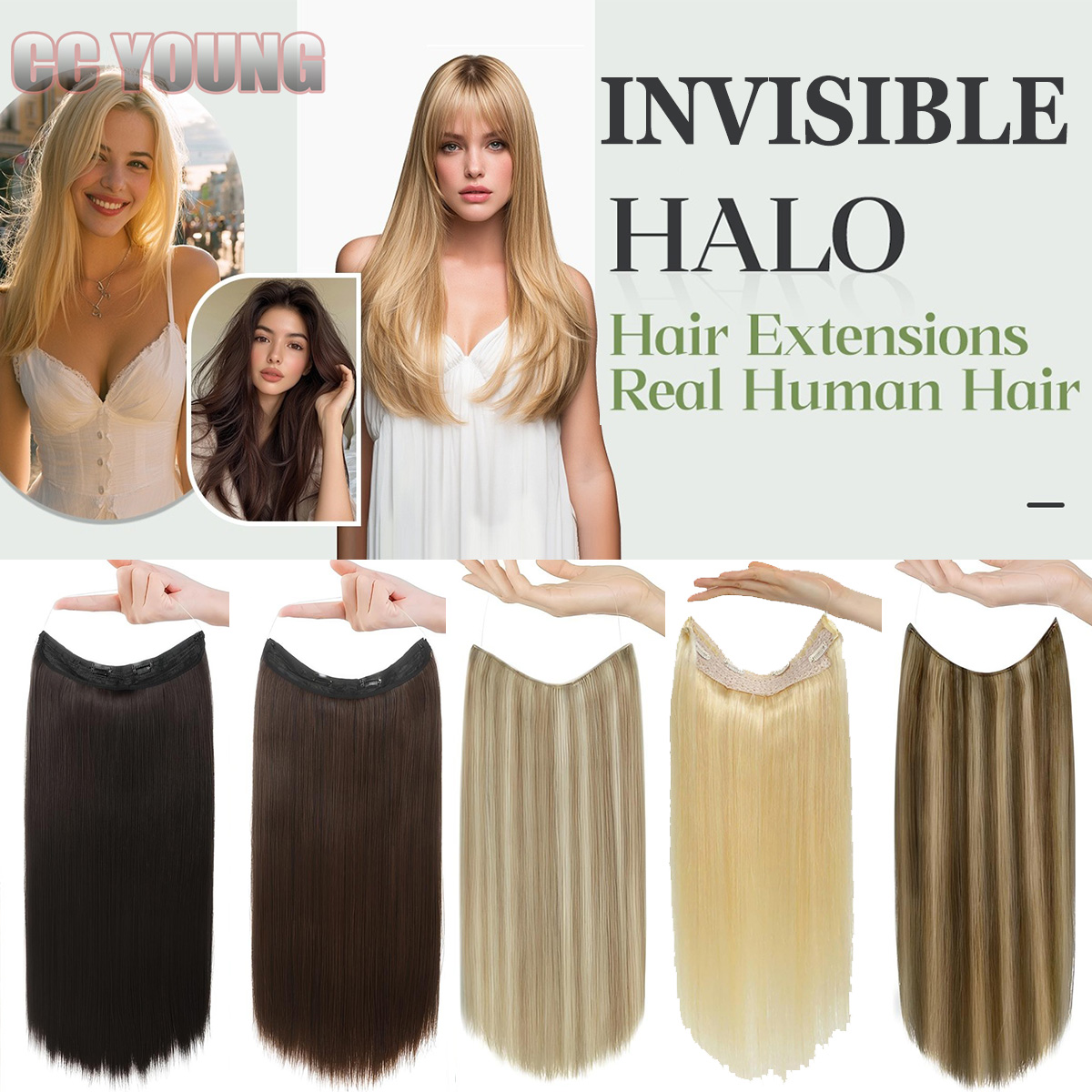 Niewidoczne doczepiane włosy H – Seamless Clip In Hair Extensions Human Hair recenzja i cena