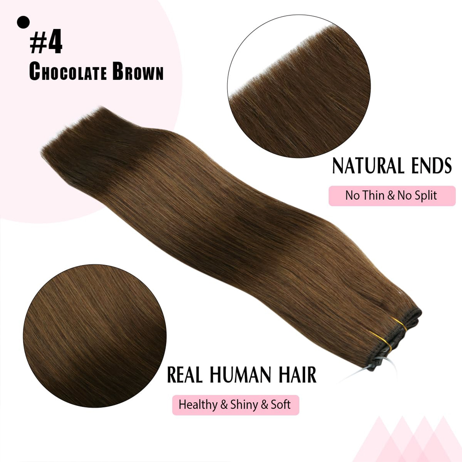 Niewidoczne doczepiane włosy H – Seamless Clip In Hair Extensions Human Hair recenzja i cena