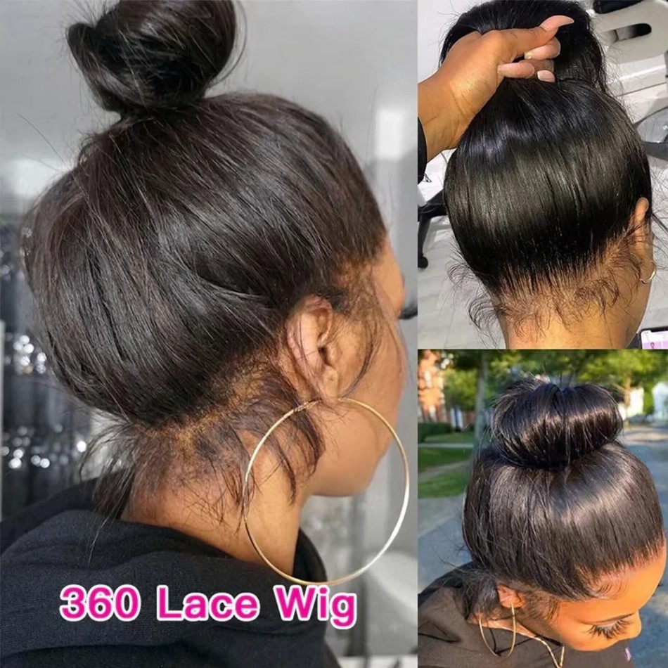 Peruka 360 Full Lace z Włosów  – Hd Lace Frontal Wig Human Hair Pre Plucked recenzja i cena
