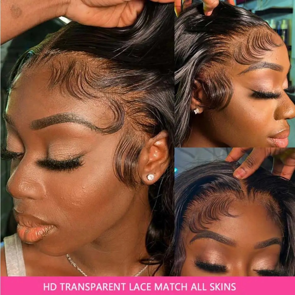 Peruka 360 Full Lace z Włosów  – Hd Lace Frontal Wig Human Hair Pre Plucked recenzja i cena
