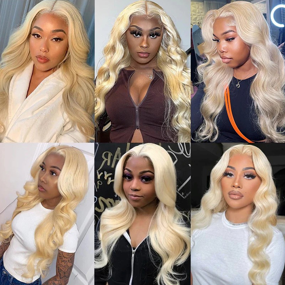 Peruki z włosów naturalnych, b – 613 Blonde Body Wave Lace Front Wig recenzja i cena