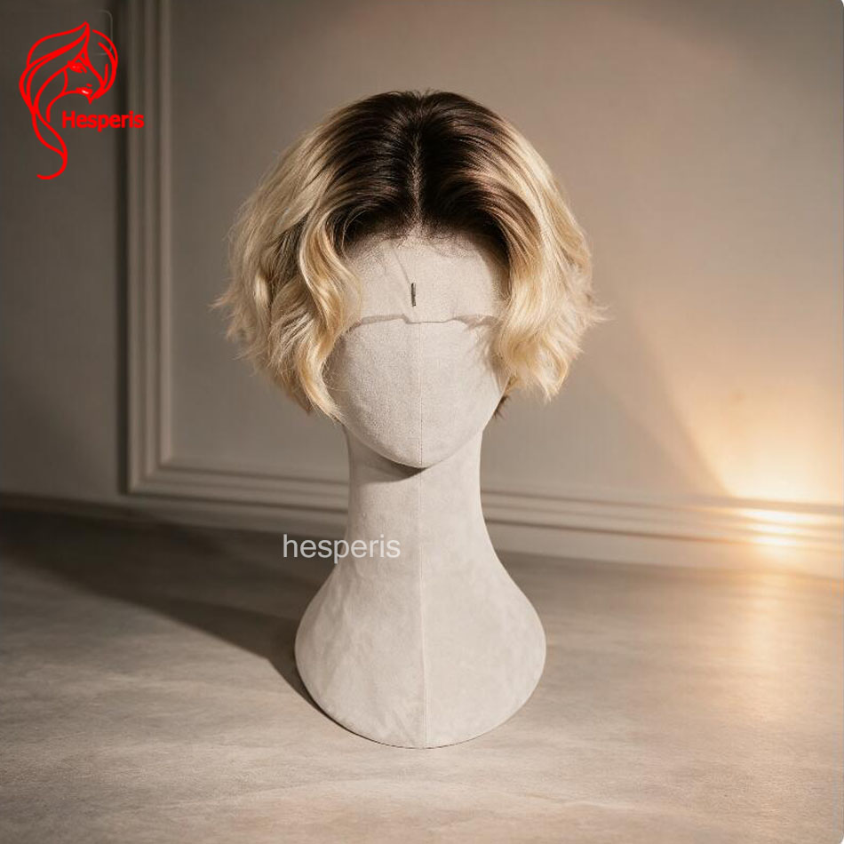 Peruka męska Hesperis, ombre b – Glueless Wear And Go Human Hair Wig recenzja i cena