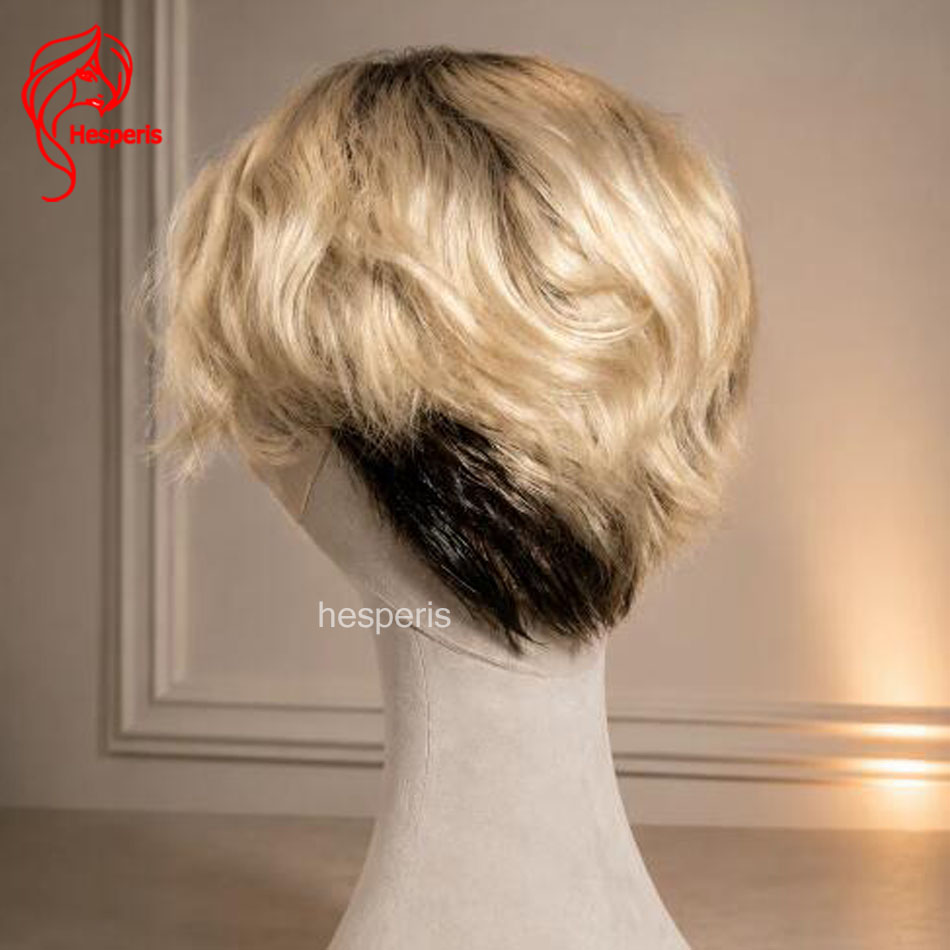 Peruka męska Hesperis, ombre b – Glueless Wear And Go Human Hair Wig recenzja i cena