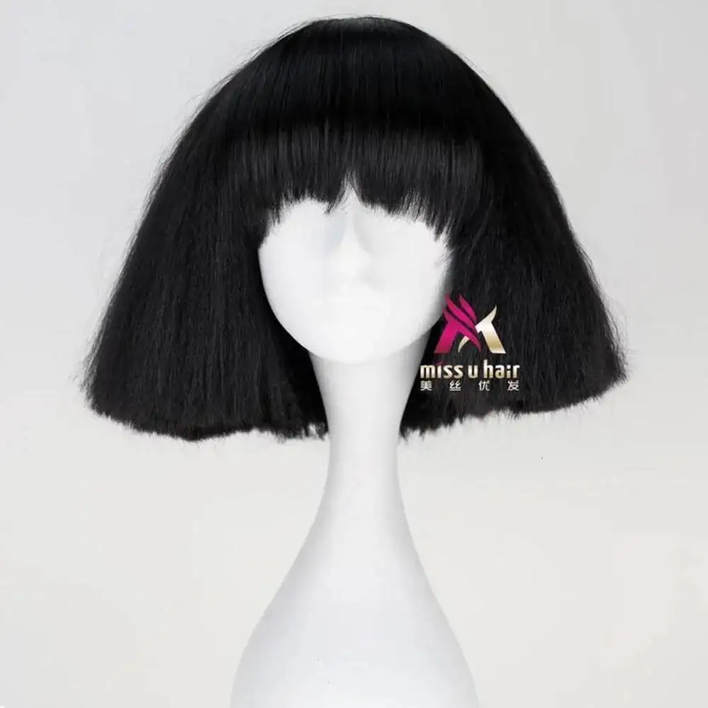 Czarna peruka Lady Gaga, blond – Synthetic Wigs recenzja i cena