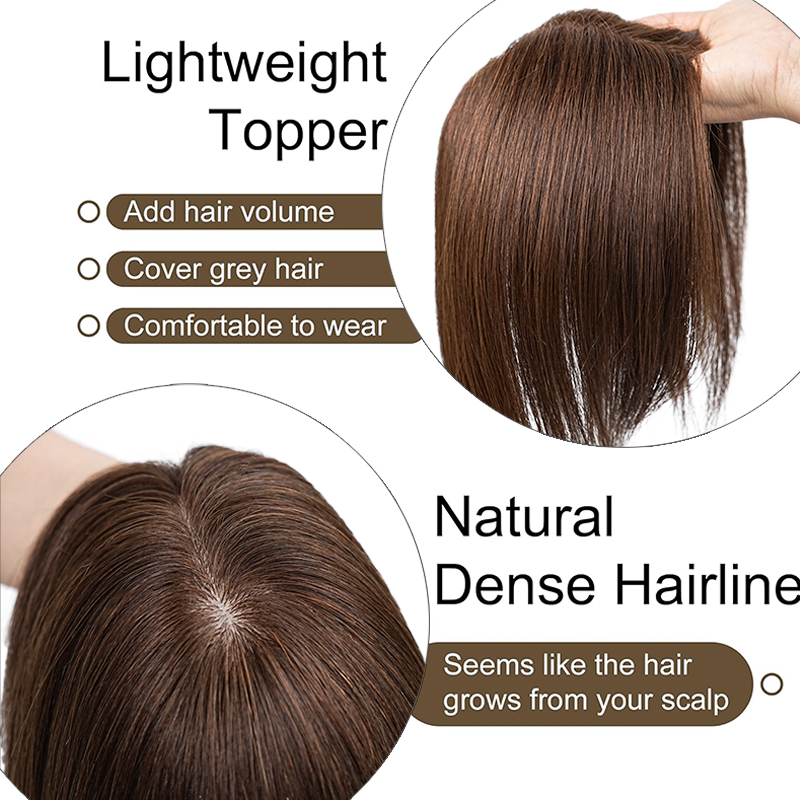 10-calowy doczepiany top z wło – Seamless Clip In Hair Extensions Human Hair recenzja i cena